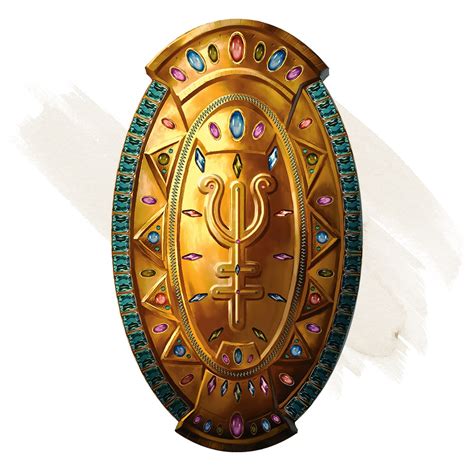 Enchanted shield of magic defense